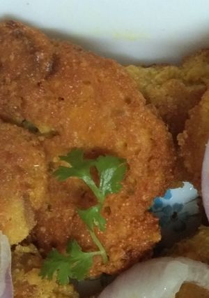 A picture of Bombay Duck Fish Fritters.