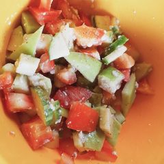 Vegetable salad A picture of Vegetable salad.
