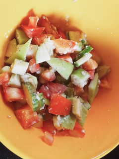 A picture of Vegetable salad.