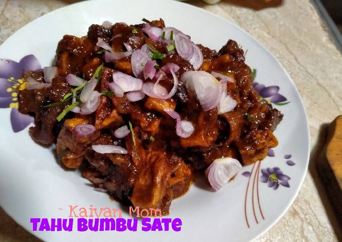 Cara Bikin 27. Tahu Bumbu Sate Enak Terbaru