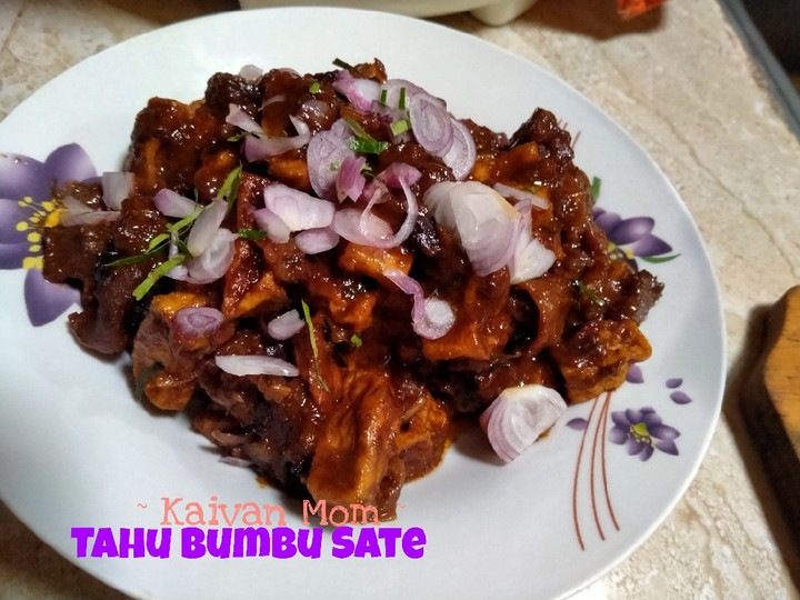 Yuk intip, Cara praktis memasak 27. Tahu Bumbu Sate yang gurih