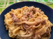 Una foto di farro funghi