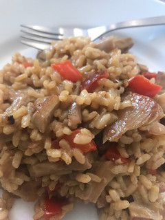 Una foto de Risotto de Girgolas