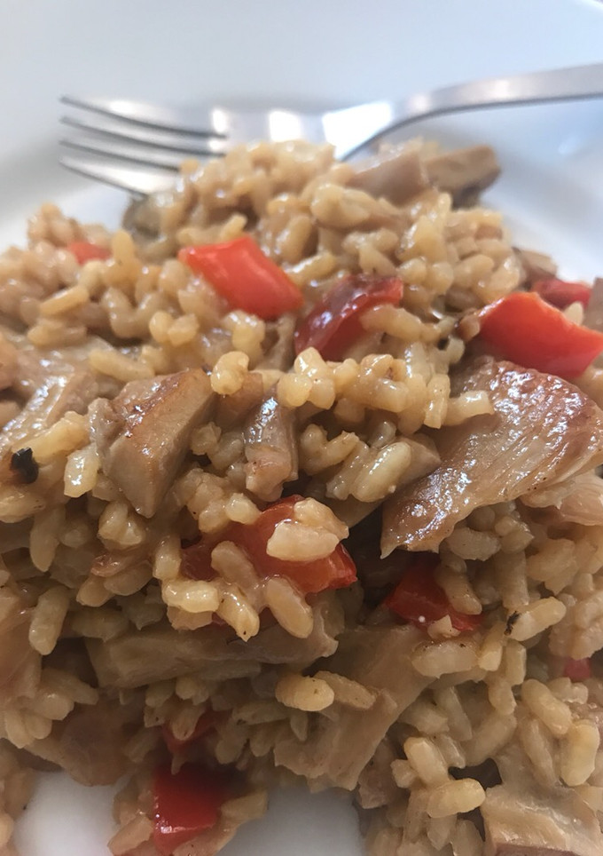 Una foto de Risotto de Girgolas