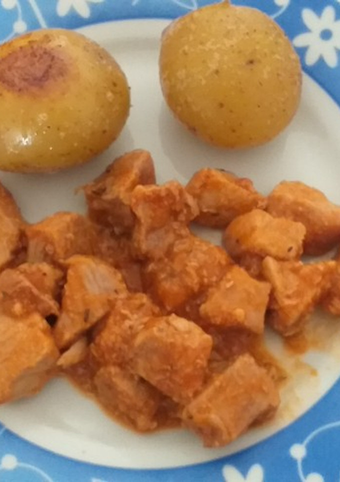 Una foto de Carne en salsa