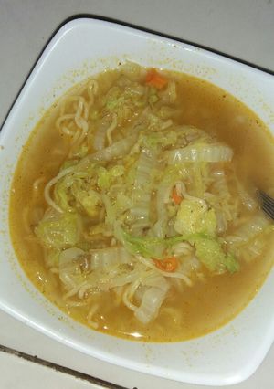 Foto resep Mie kuah diet ala yulia baltschun