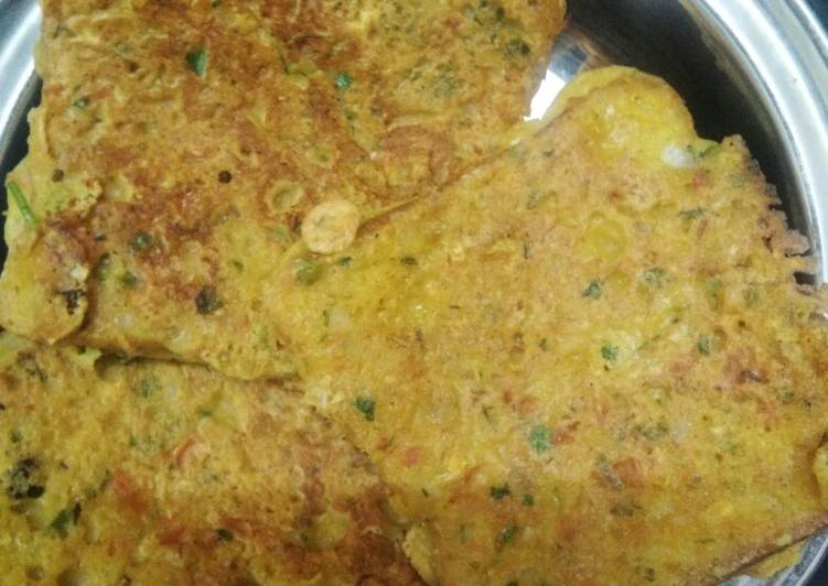 Easiest Way to Prepare Ultimate Besan veg bread omlet