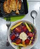 Salad & Gà sốt teriyaki