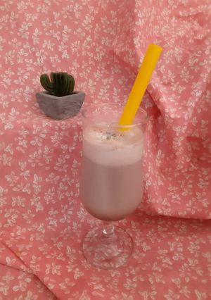 عکسی از دستور میلک شیک شکلاتی