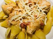 A picture of chicken chunks