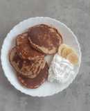 Blended oats pancakes