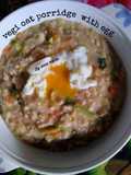 Bubur sayur oat
