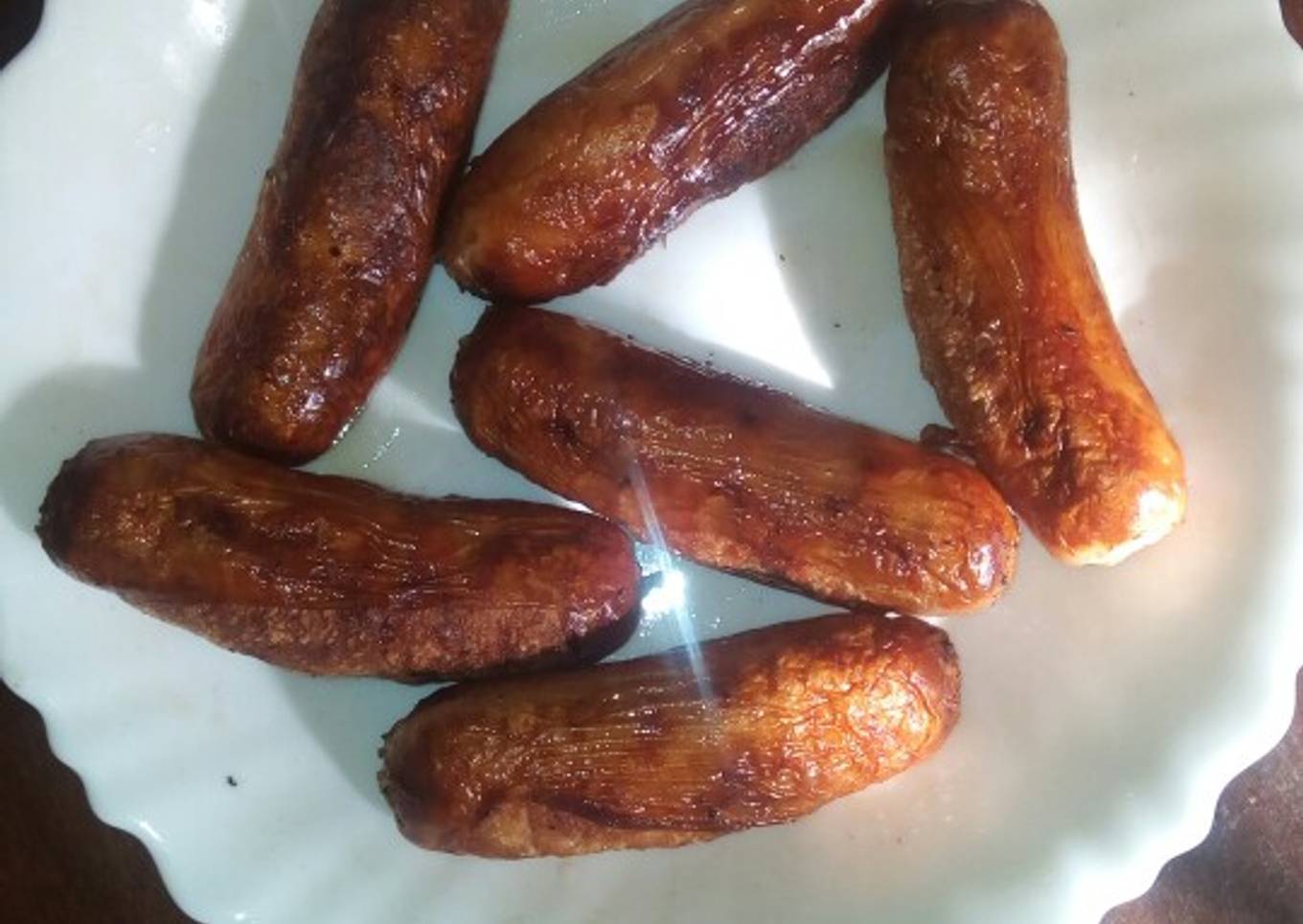 Chicken swallow fried sausage