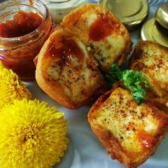 A picture of Chatpata Paneer Fritter.