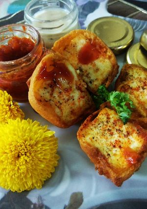 A picture of Chatpata Paneer Fritter.