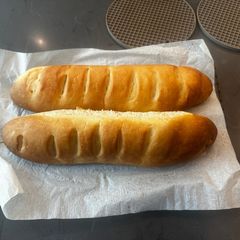 A picture of Quick and Easy Baguettes - 2 1/2 hours and you're eating :P.