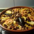 Arroz al horno con pasas