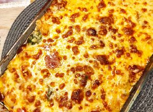 Foto de Nhoque gratinado com calabresa e bacon