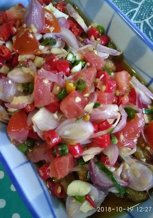 Foto resep Terung goreng sambal matah