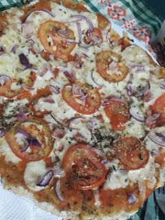 Una foto de Pizza de avena