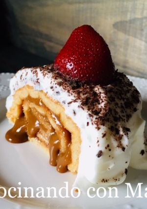 Una foto de Pionono de Dulce de Leche - Paso a Paso