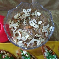 A picture of Wheat flour halwa.