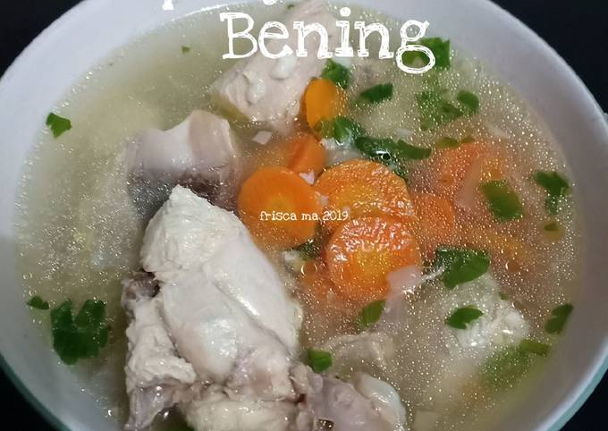 Resep Sup Ayam Kuah Bening Oleh Frisca Ma Cookpad