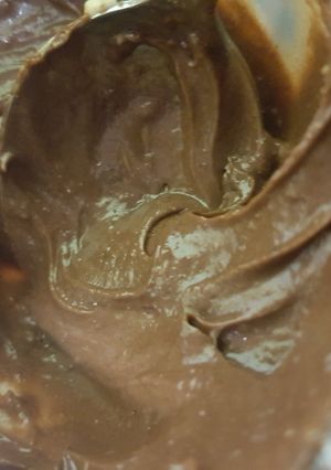 A picture of Vitamin chocolate sauce.