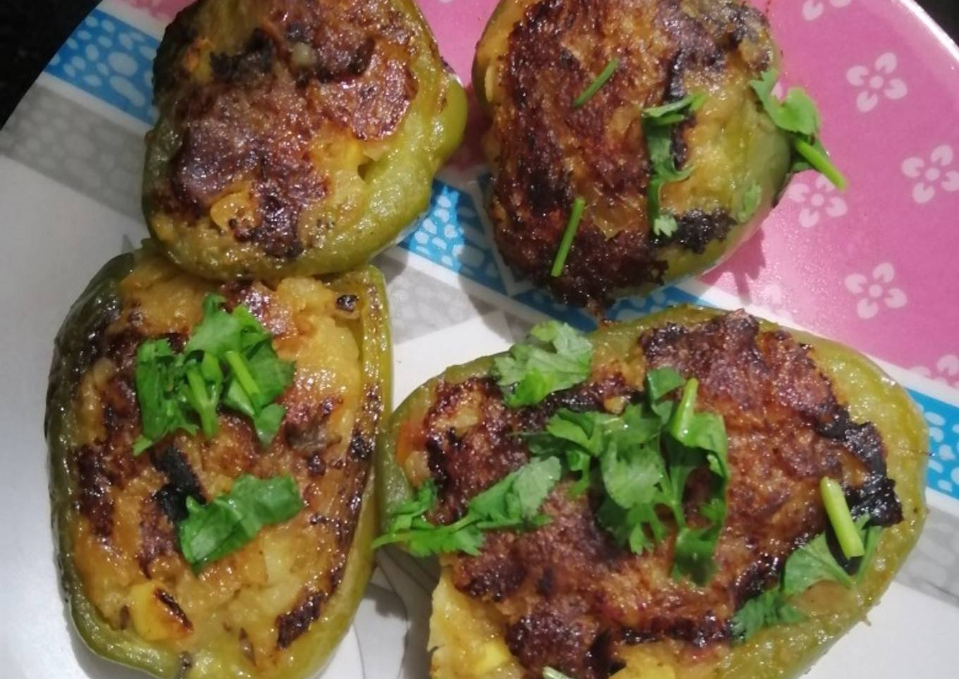 Stuffed capsicum