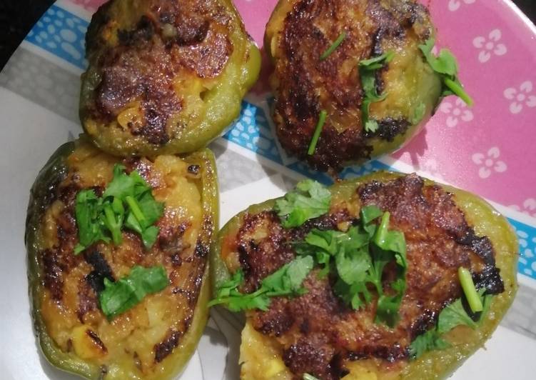 Steps to Prepare Award-winning Stuffed capsicum