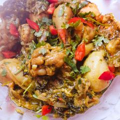 A picture of Katta Kutt chicken.