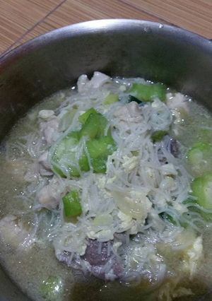 Foto resep Misua oyong daging