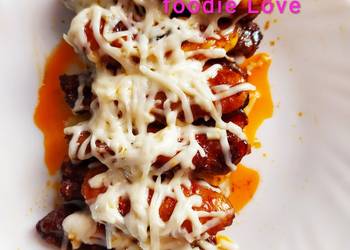 Popular Cuisine Cheesy baked honey glazed chicken wings Yummy