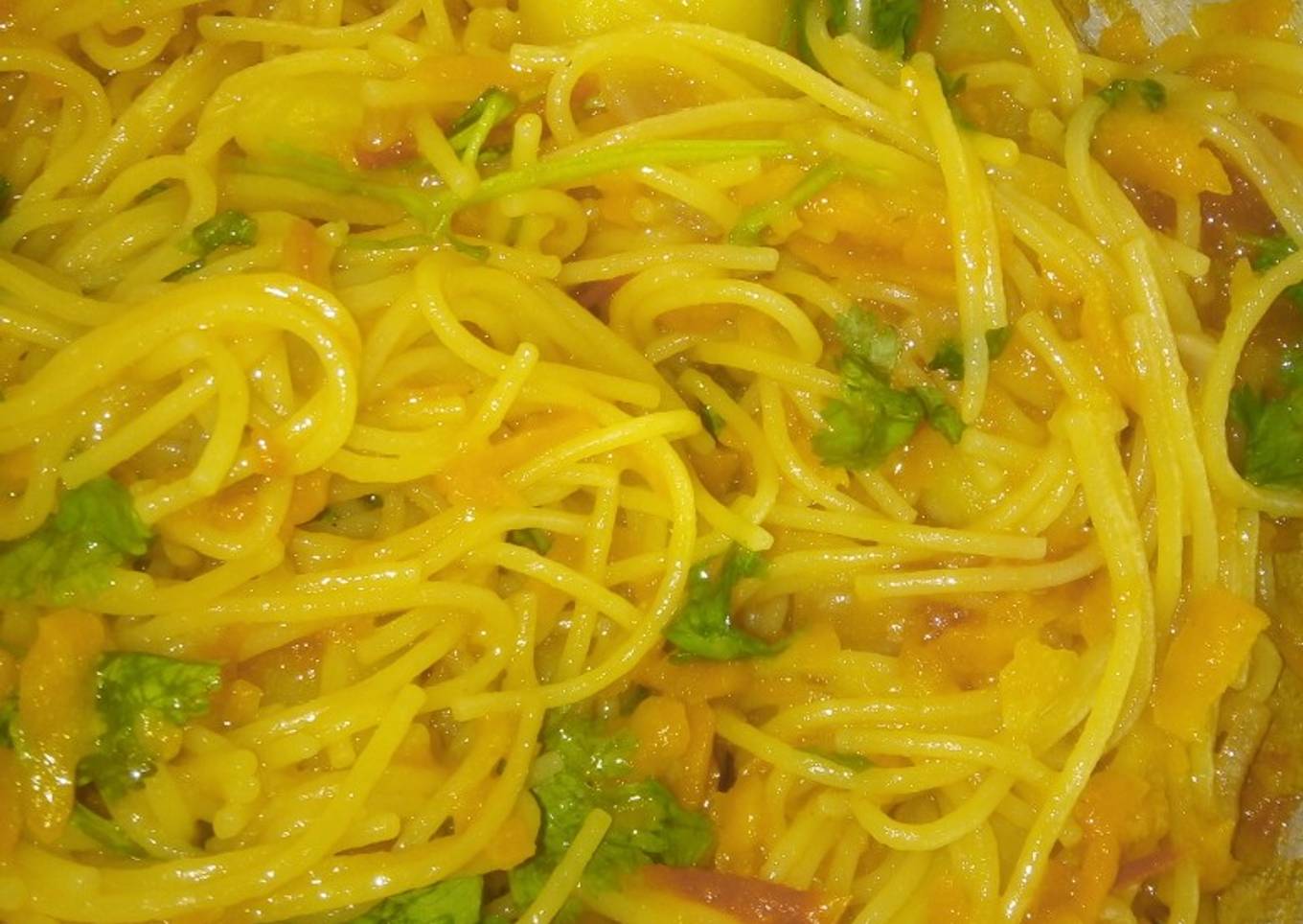 #Theme challenge ❤️#pasta(spaghetti)