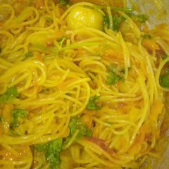 A picture of #Theme challenge ❤️#pasta(spaghetti).
