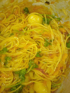 A picture of #Theme challenge ❤️#pasta(spaghetti).