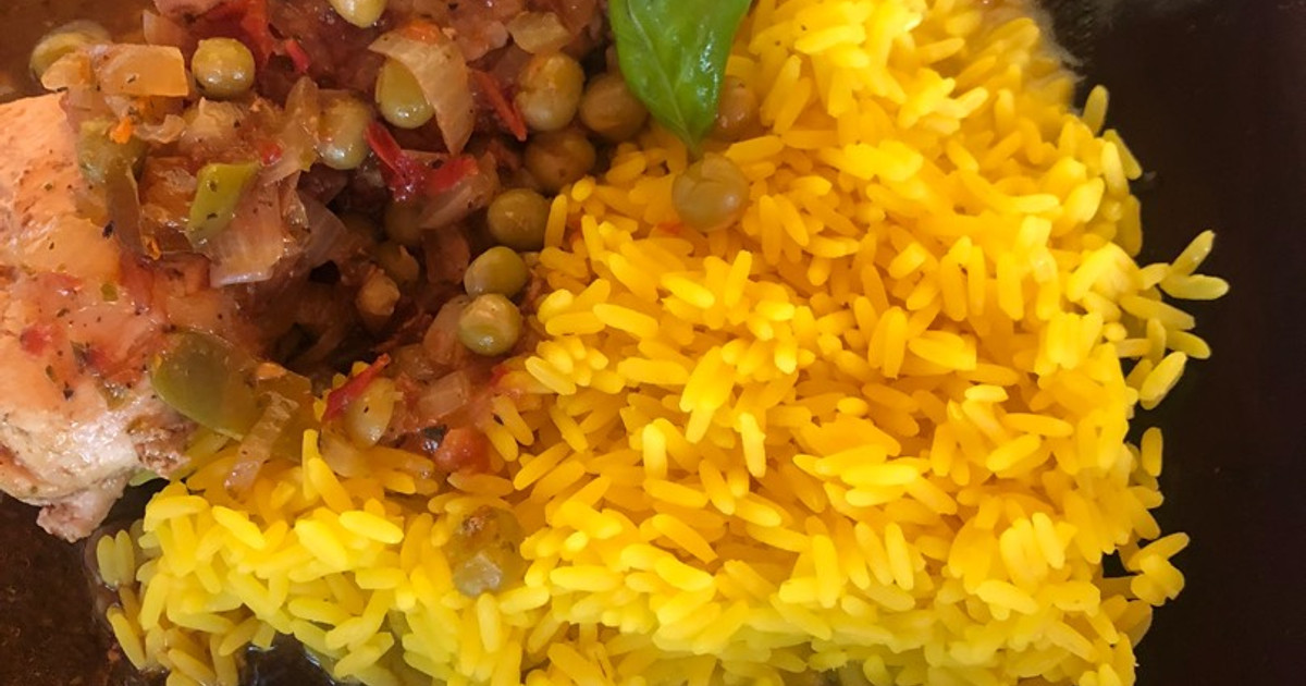 Pollo Al Wok Con Arroz Azafranado 😋 Receta de graciela_gauna.🌹- Cookpad