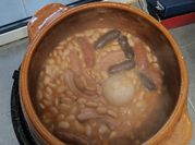 Una foto de fabada asturiana receta tradicional