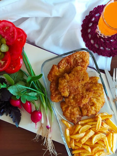 عکسی از دستور شنیسل مرغ