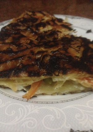 صورة لوصفة بيتزا المشلتت الرهيبة