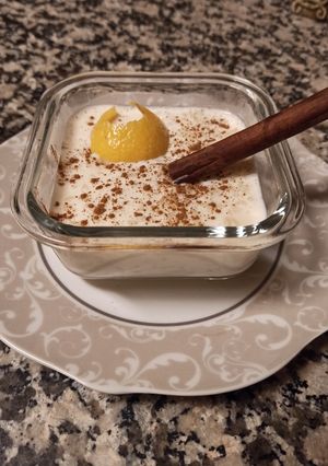 Una foto de Arroz con leche. Sin lactosa