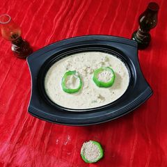 A picture of Ridge gourd poppy seeds sabji.
