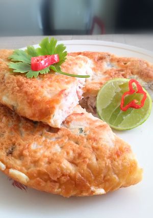 Una foto de Tortillas de Pescado con Verduras 👍🇵🇪