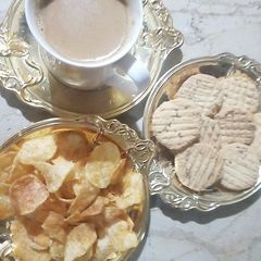 A picture of Doodh patti elaichi chaye❤😋.