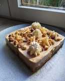 Salted Caramel Apple and Walnut Cheesecake