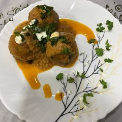 A picture of Malai Kofta.