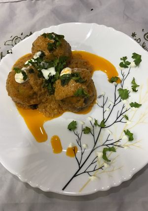 A picture of Malai Kofta.