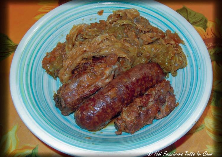 Preparazione Preparazioni Verzata Con Salsicce E Puntine Di Maiale Perfetto