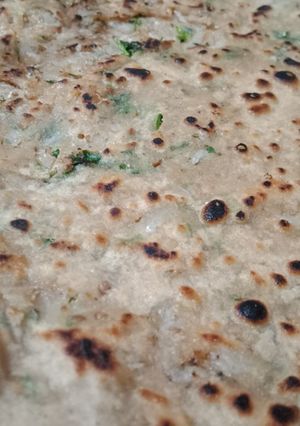A picture of Molli ka paratha.