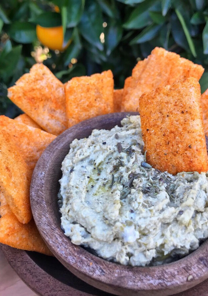 Una foto de Dip de arvejas